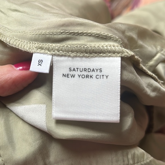 Saturdays New York City Green Retro Leisure Shorts - Picture 7 of 9